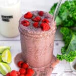 raspberry banana smoothie