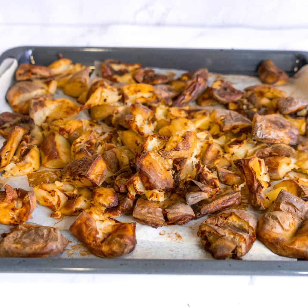 smashed baked potatoes