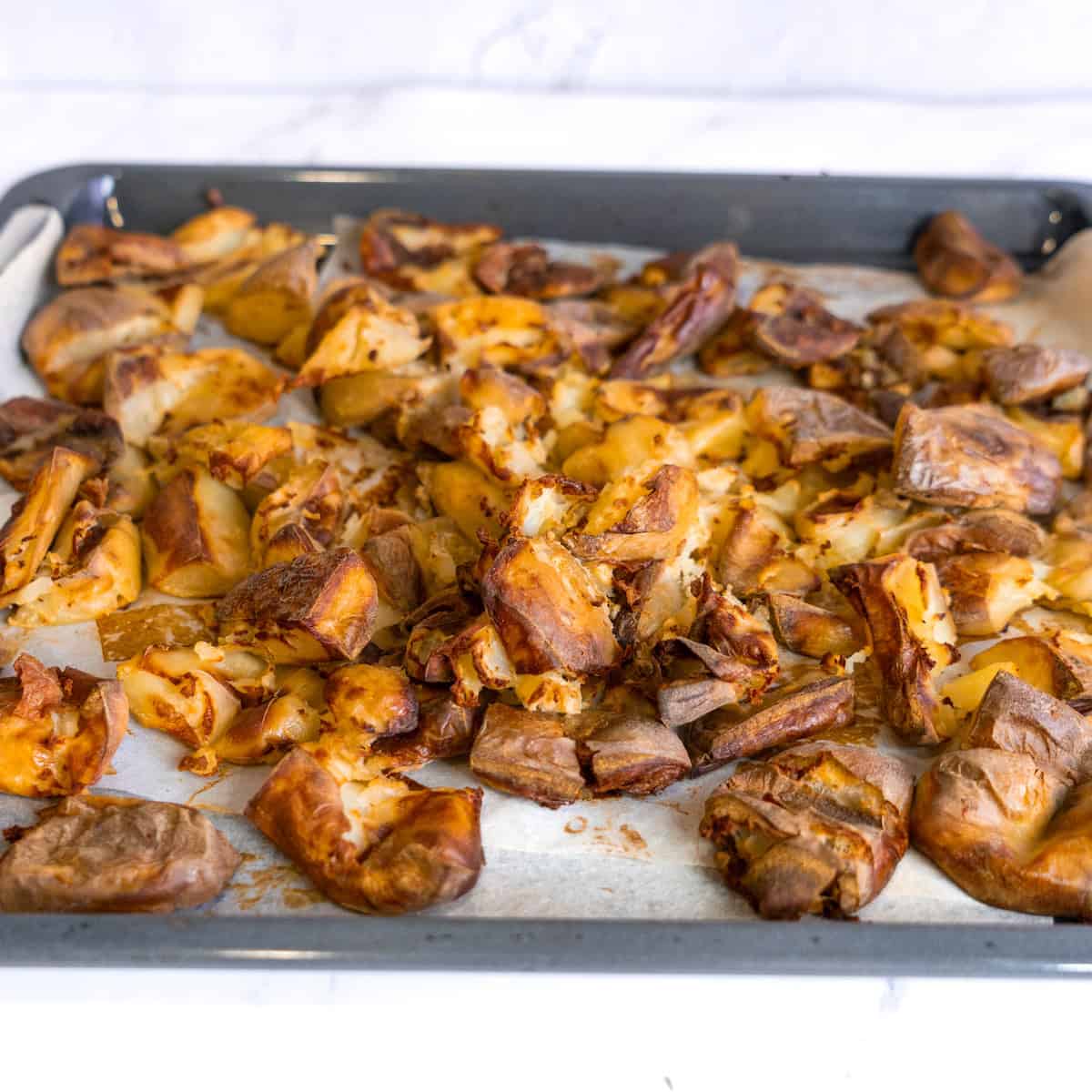 smashed baked potatoes