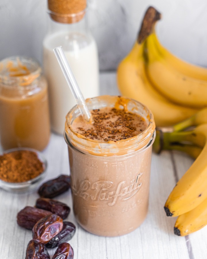 chocolate peanut butter banana smoothie healthy smoothie recipes