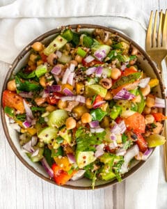 middle eastern bean salad