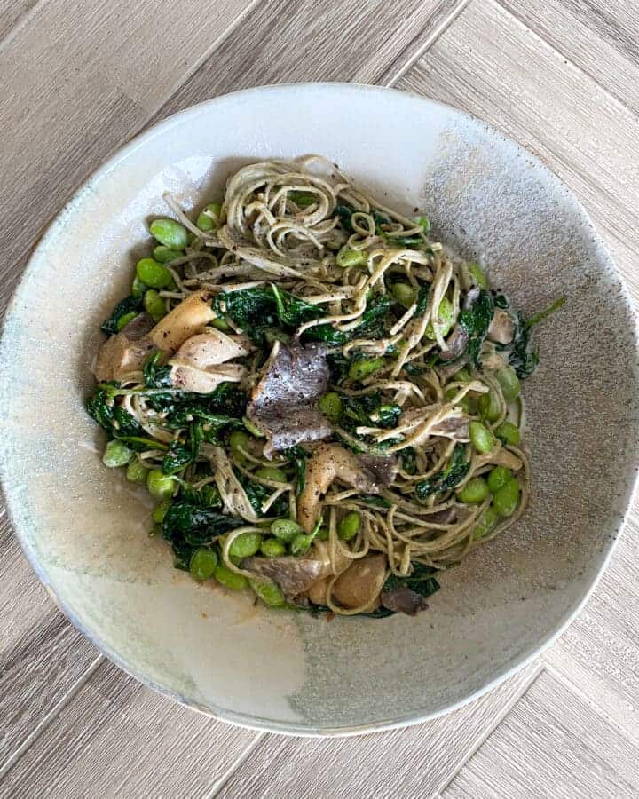 Easy Edamame Pasta in Under 15 Minutes!
