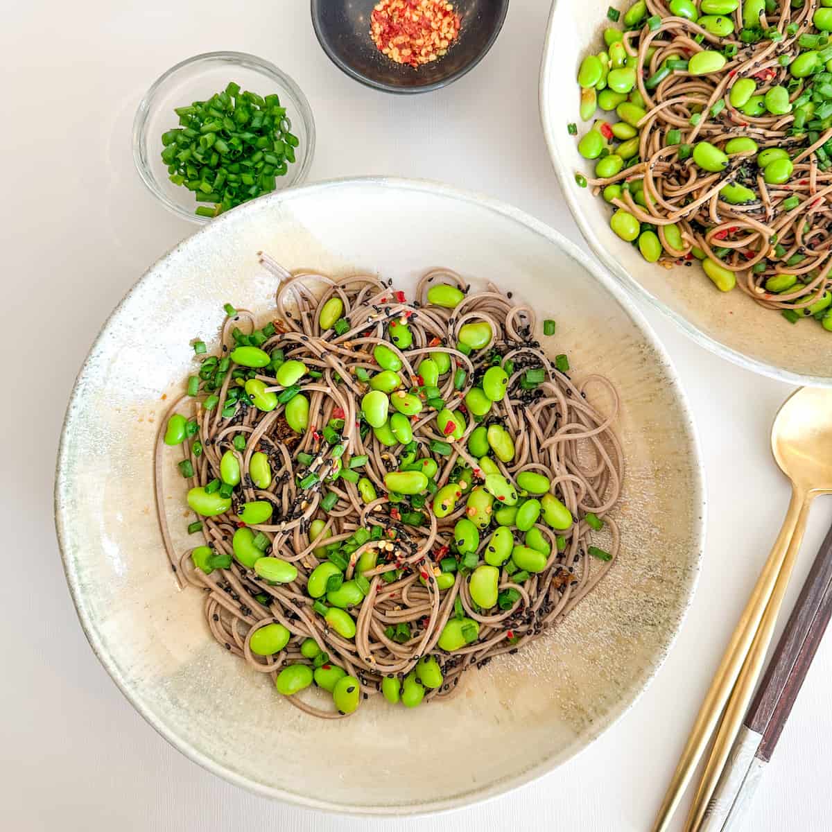 Edamame Noodle Recipe. The Best Soba Noodle Recipe.