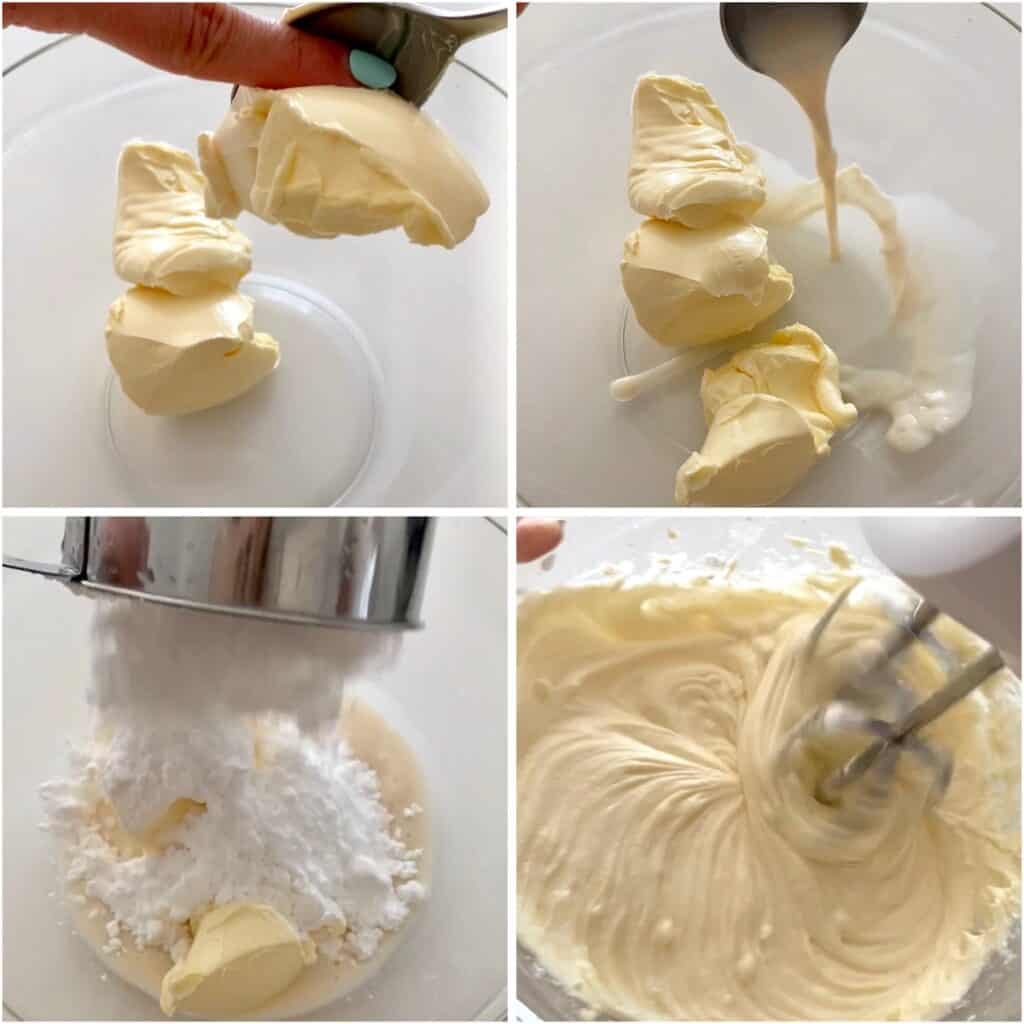 instructions for vegan butter cream frosting