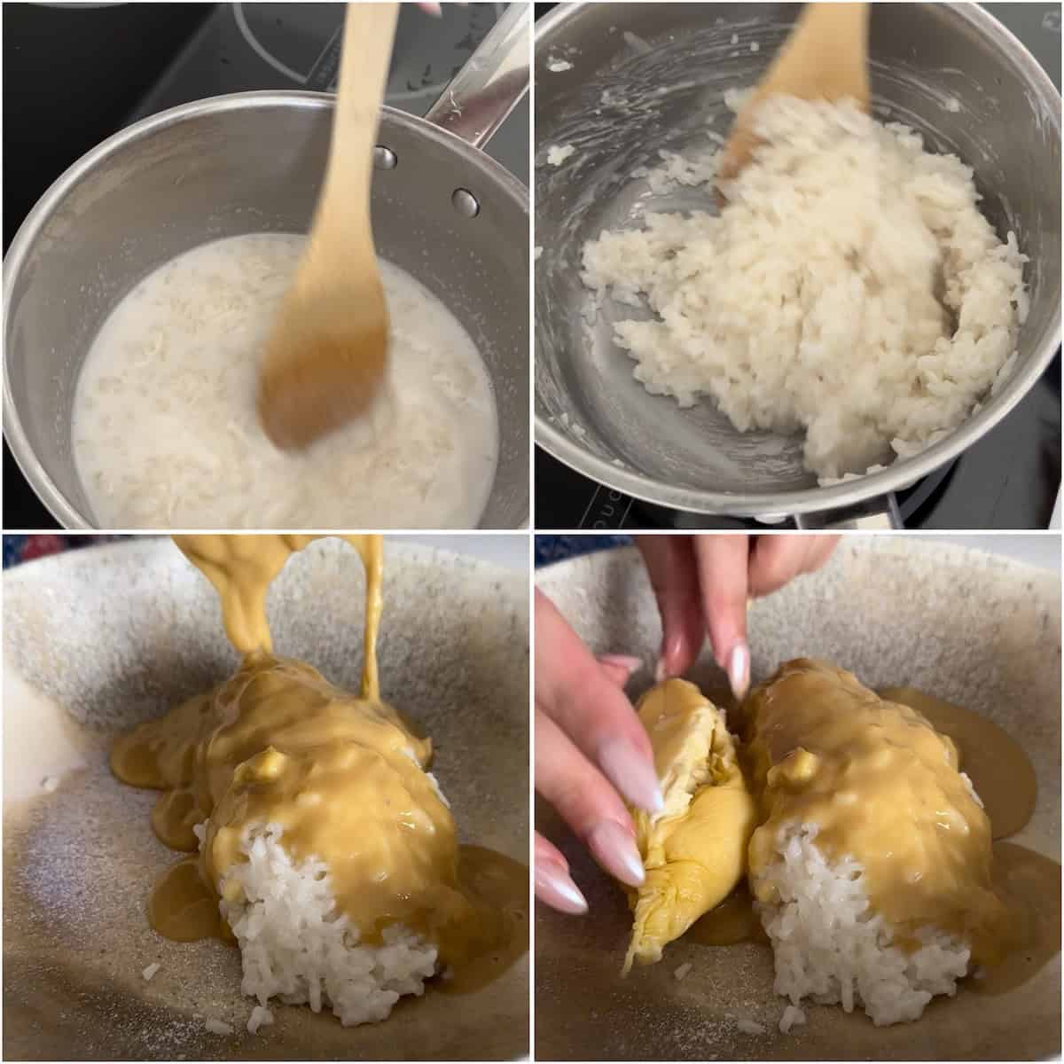 Duriani Rice How To Make Durian Sticky Rice With Coconut Sugar