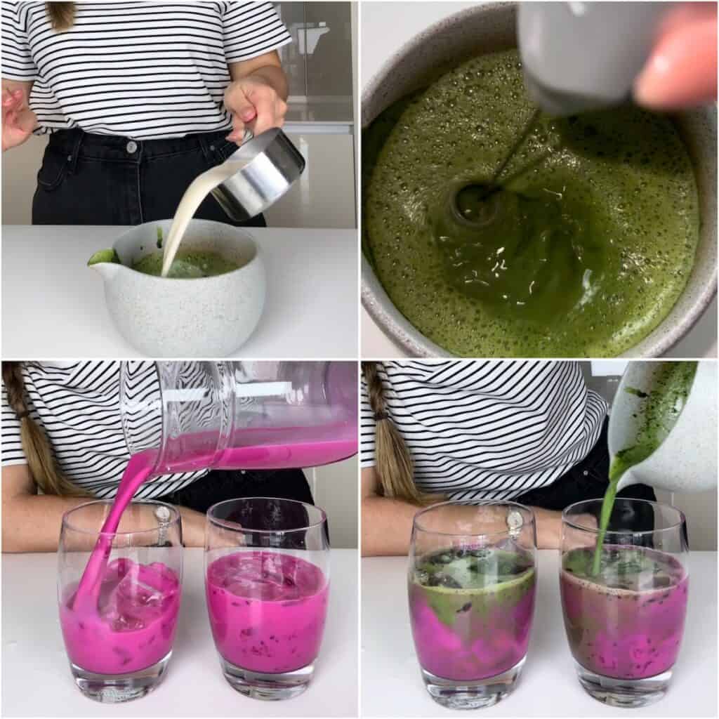 dragonfruit matcha latte recipe