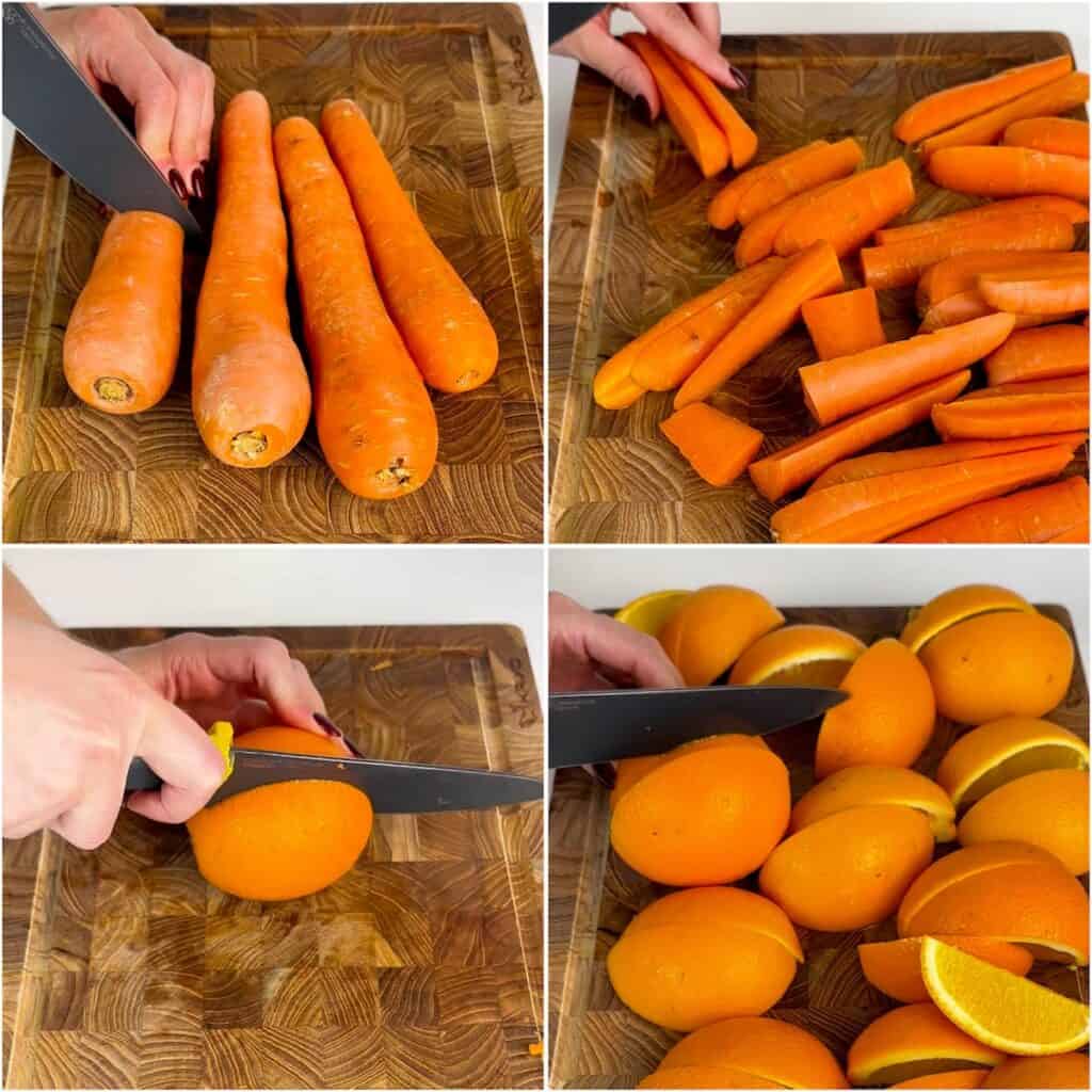orange and carrot juice