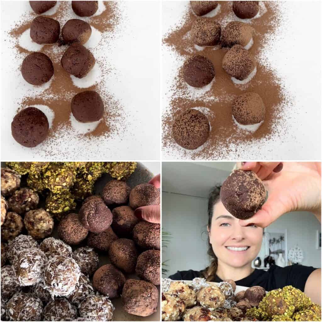 chocolate date balls 