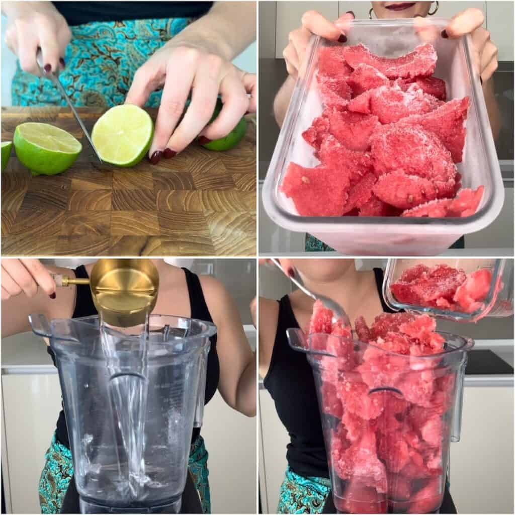 watermelon slushie