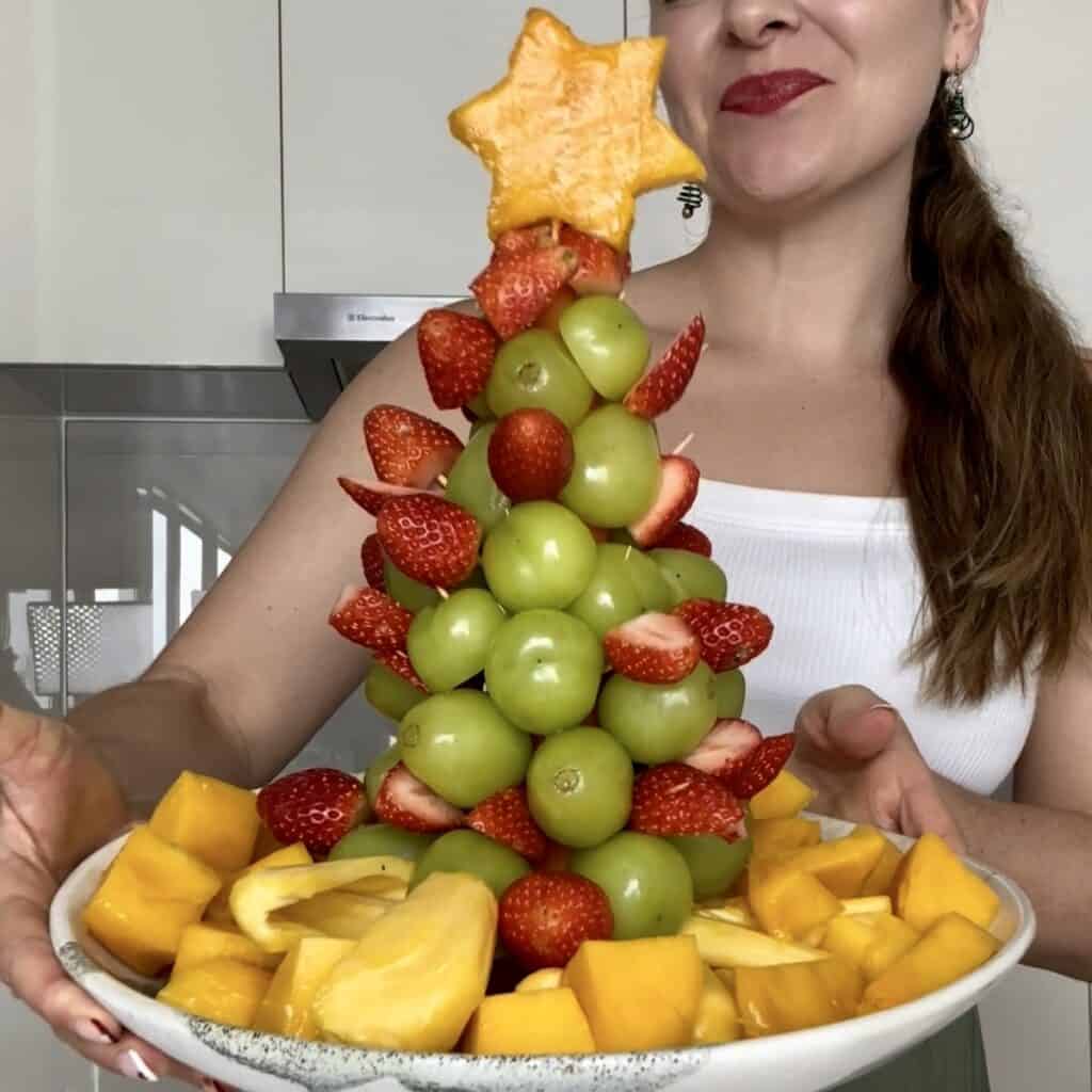Christmas Tree Fruit Platter