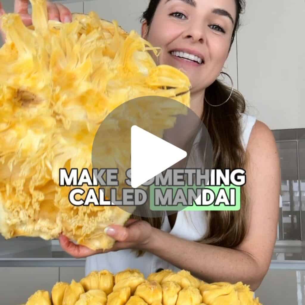australian girl living in south east asia makes traditional cempedak recipe called mandai